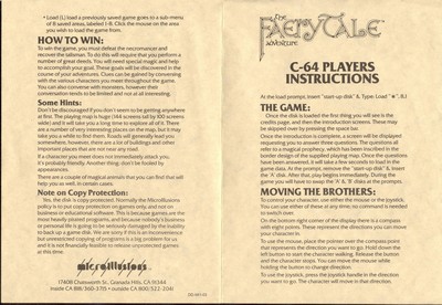 Instructions/Manual Scan