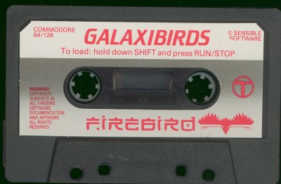 Tape scan of Galaxibirds Tape scan