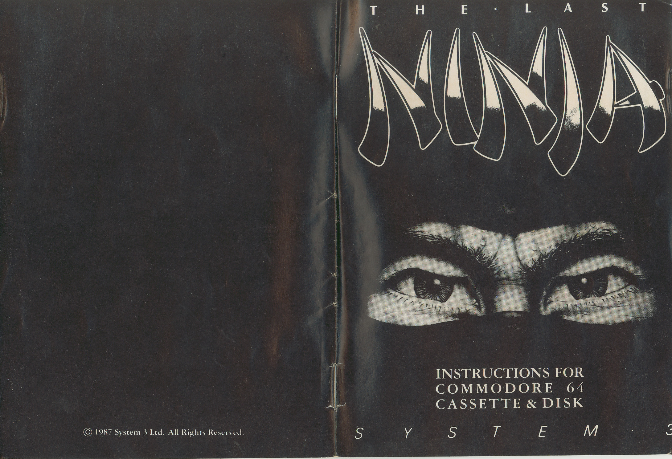 GameBox 64 Inlay Scans for Last Ninja, The by System 3