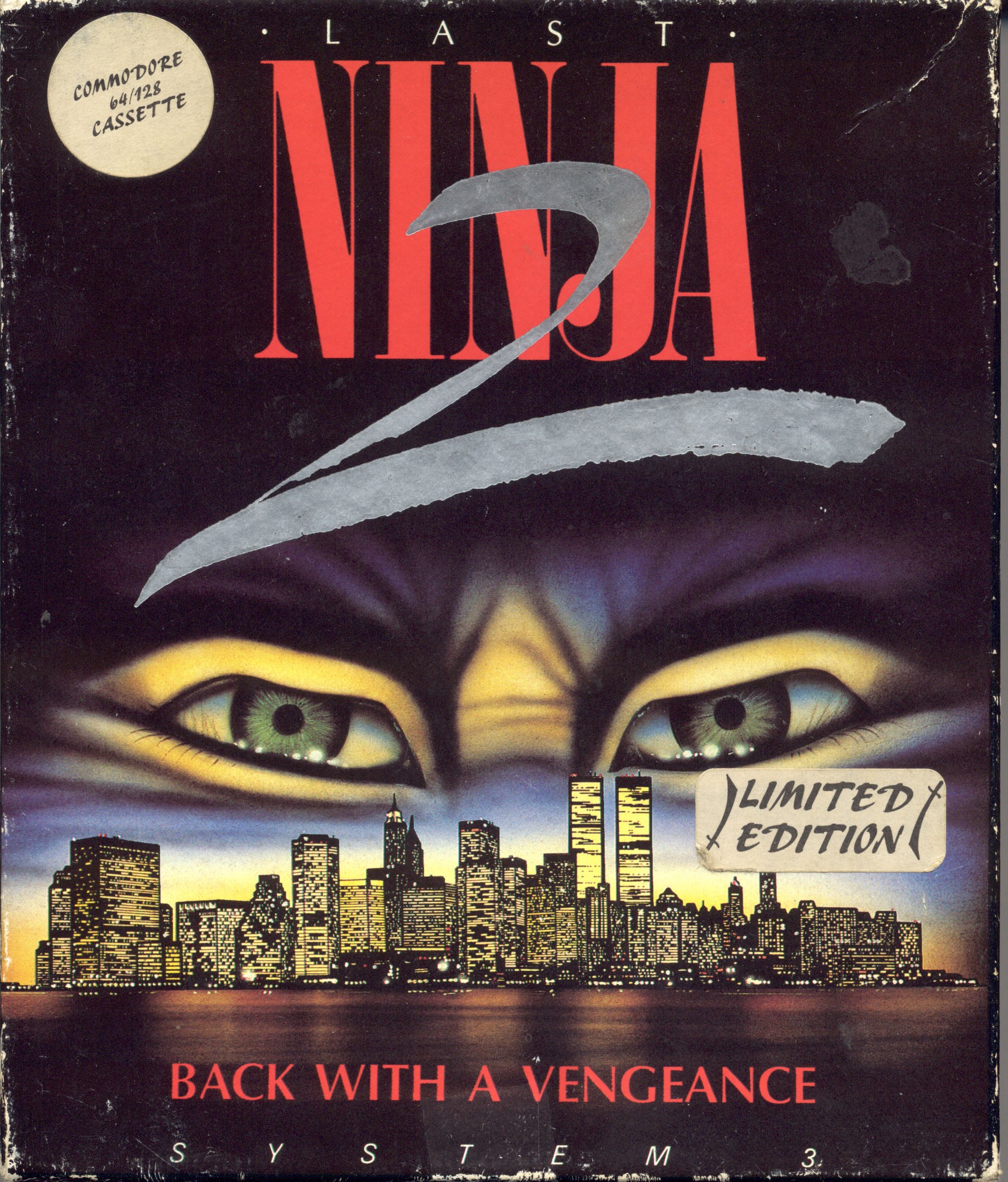 GameBox 64 Inlay Scans for Last Ninja, The by System 3