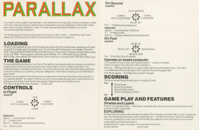 Instructions/Manual Scan