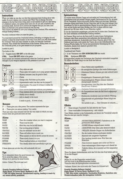 Instructions/Manual Scan