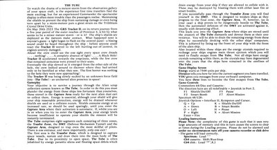 Instructions or manual scan of Tube, The Instructions/Manual Scan